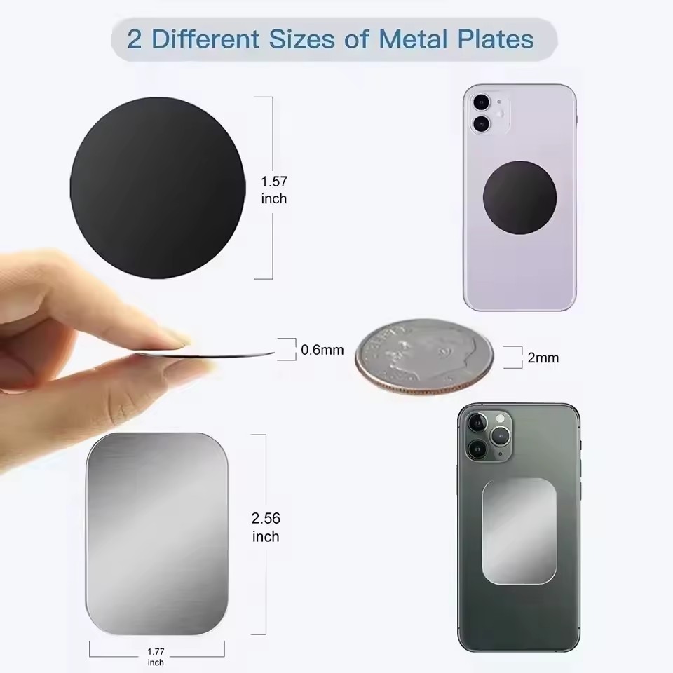 5/10 piezas Placa Metálica Mag - Phone Accessories Japan reseña y precio