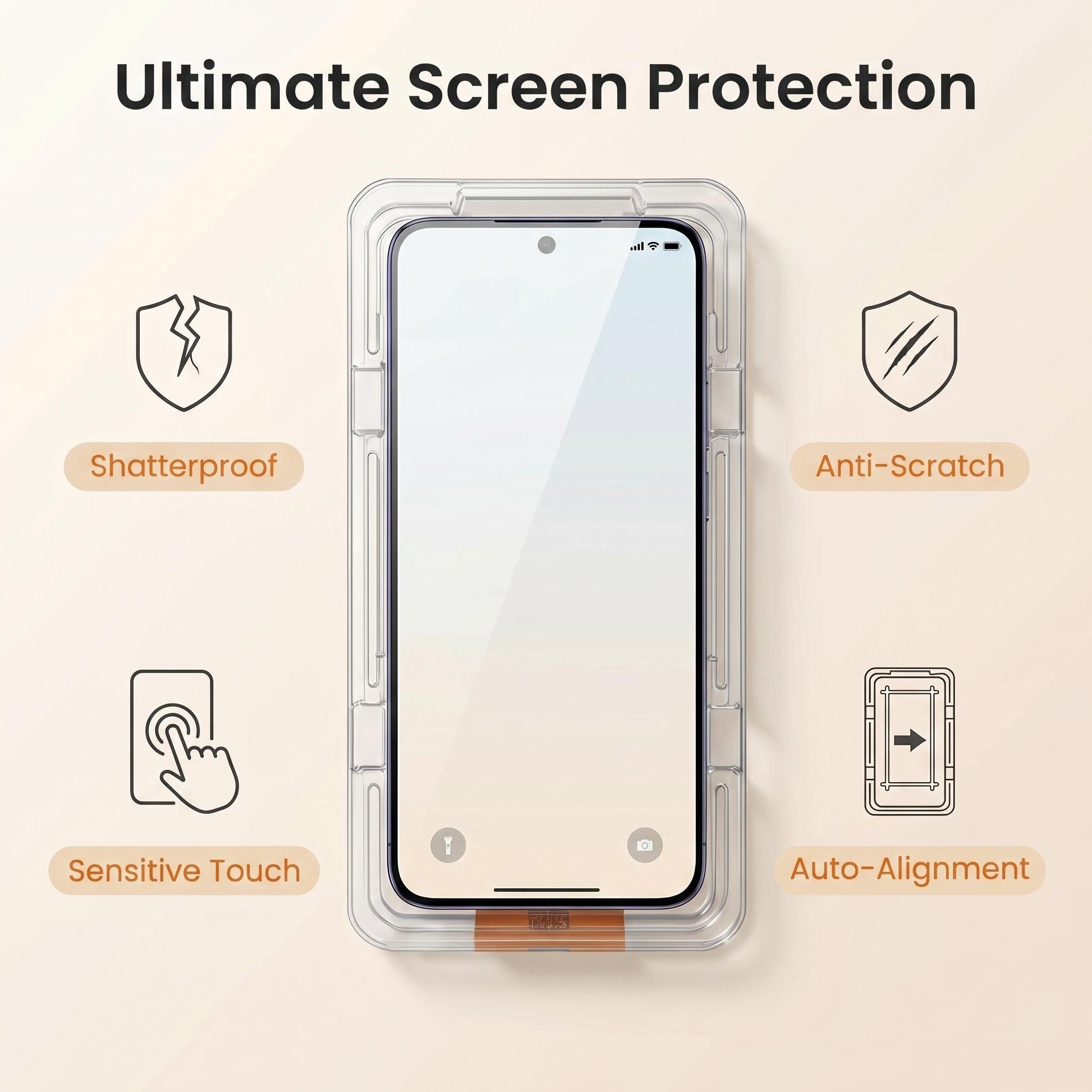 Paquete de 2 protectores de pa - Phone Accessories Online Store reseña y precio